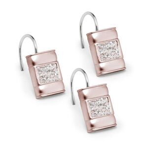 Zahari Home Sinatra Shower Curtain Hooks Pack of 12 Modern Classic Decorative